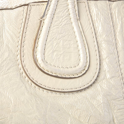 Givenchy Crinkled Patent Large Nightingale White 10 of 15