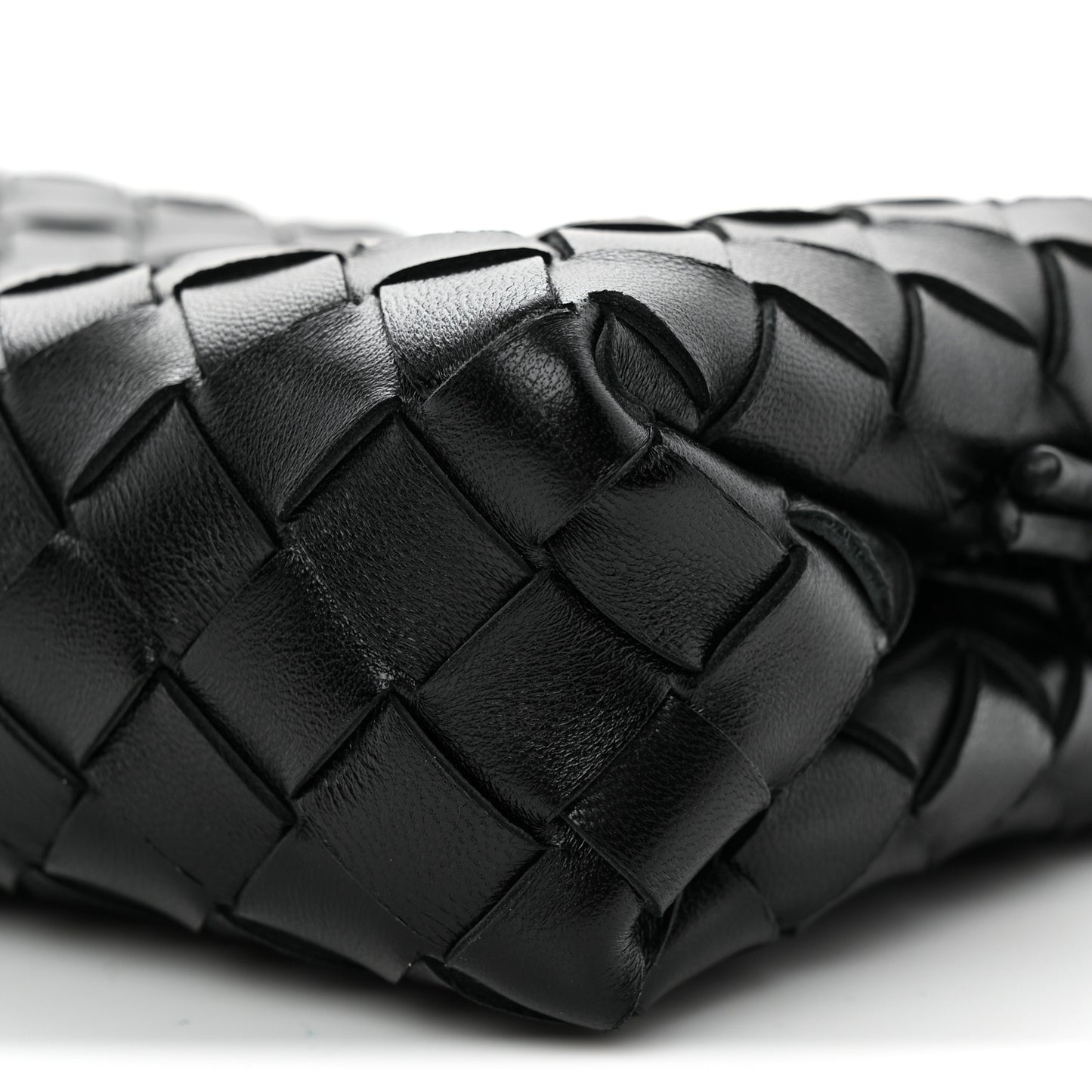 Nappa Intrecciato Mini Loop Camera Bag Black