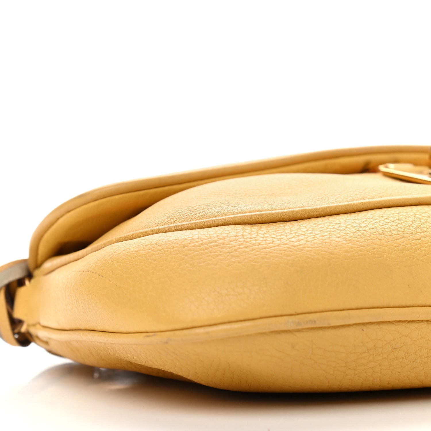 Prada Vitello Daino Cleo Shoulder Bag Yellow 15 of 23