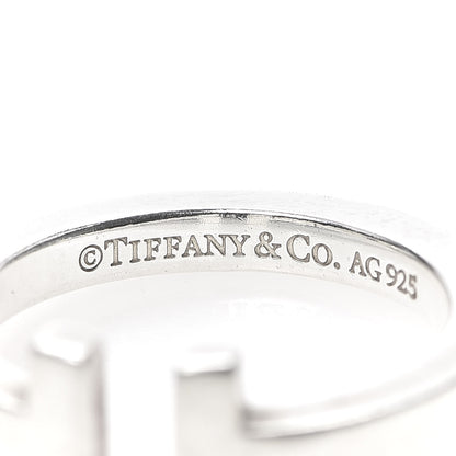 Tiffany Sterling Silver T Square Ring 54 7 4 of 4