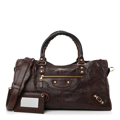 Balenciaga Agneau Giant 12 Gold Hardware Part Time Cigare Fonce 1 of 14