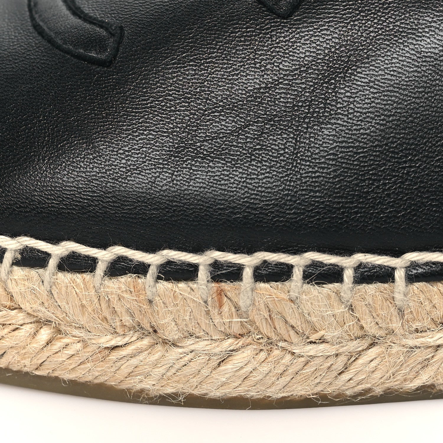 Chanel Lambskin CC Espadrilles 38 Black 10 of 11