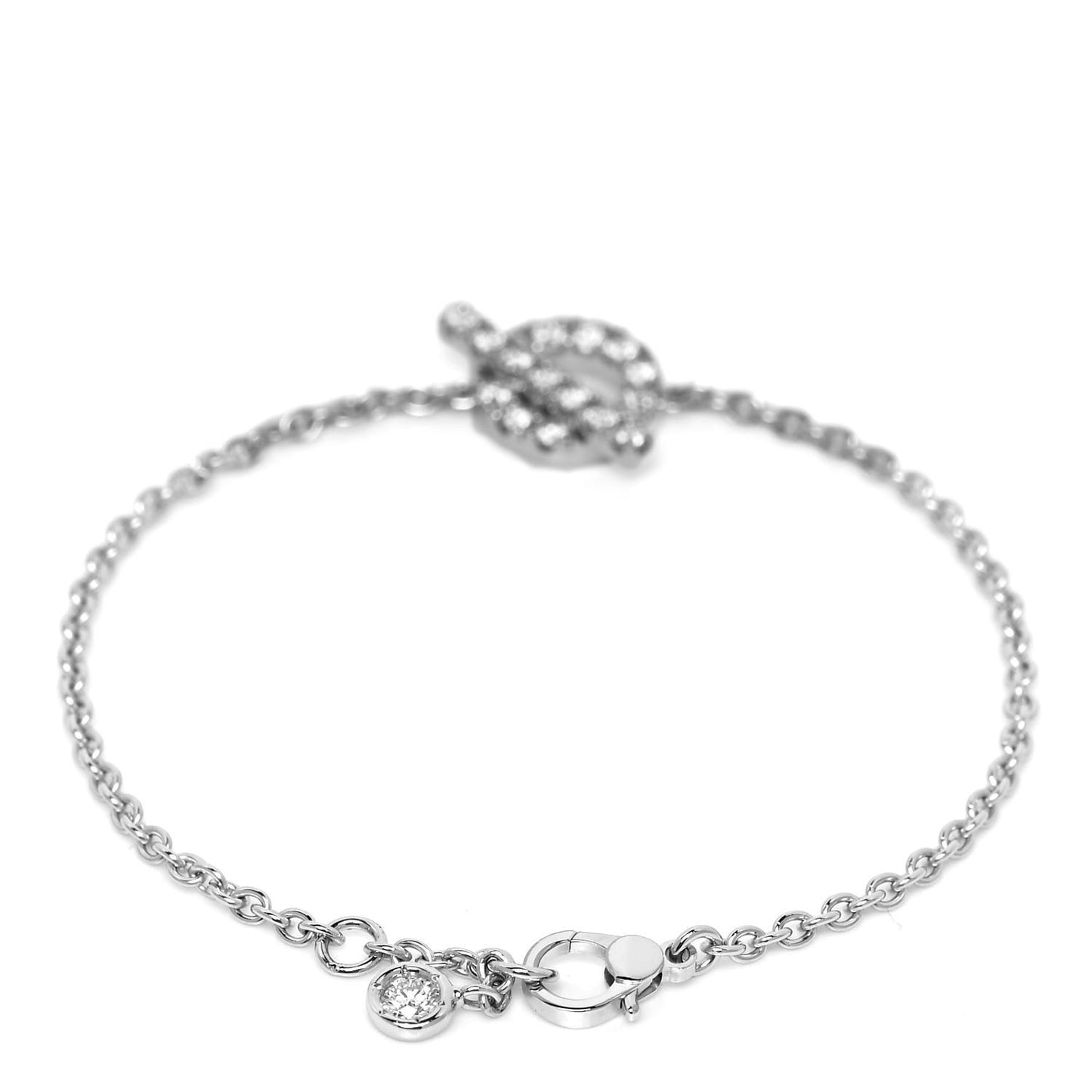 18K White Gold Diamond Finesse Bracelet SH