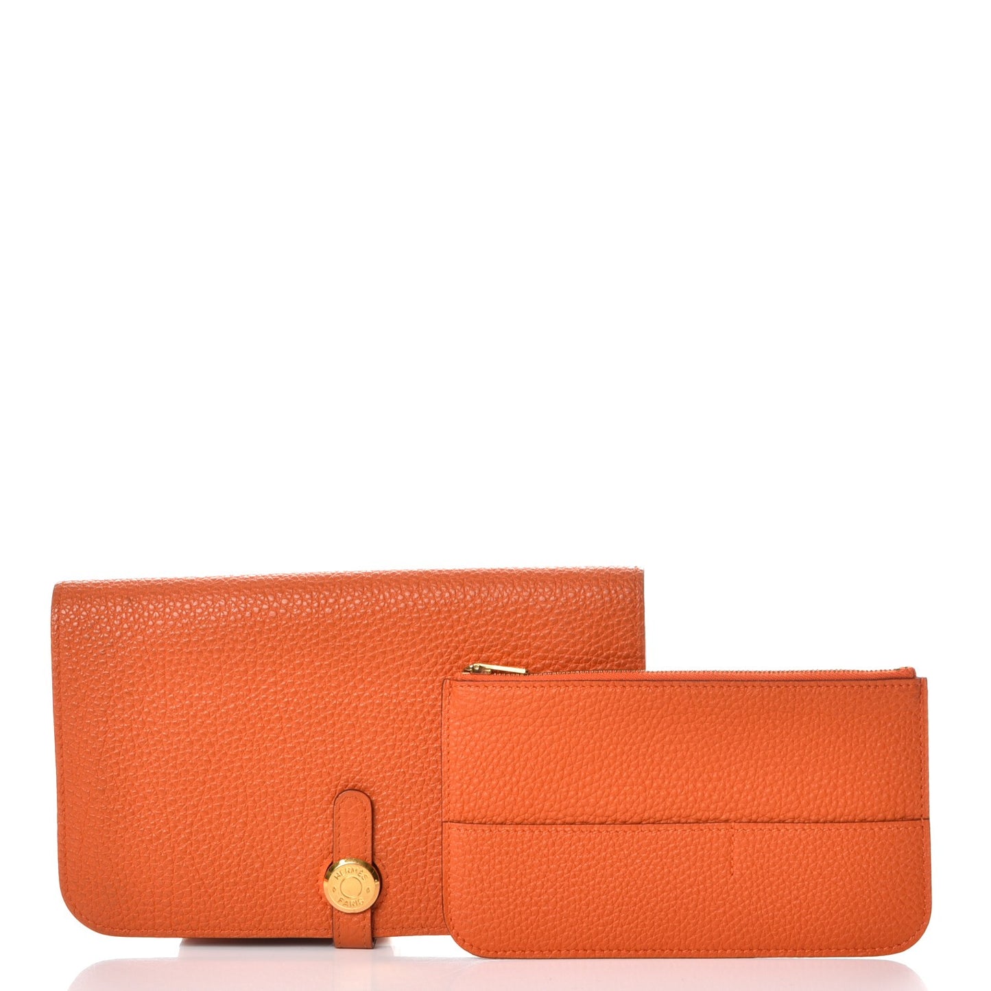 Togo Dogon Duo Wallet Orange