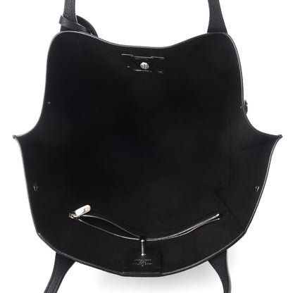 Louis Vuitton Calfskin Lockme Go Tote Black 5 of 11