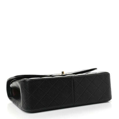 Chanel Caviar Quilted Jumbo Double Flap Black 4 of 9