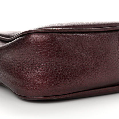Gucci Metallic Pebbled Calfskin Small Soho Disco Bag Burgundy 8 of 17