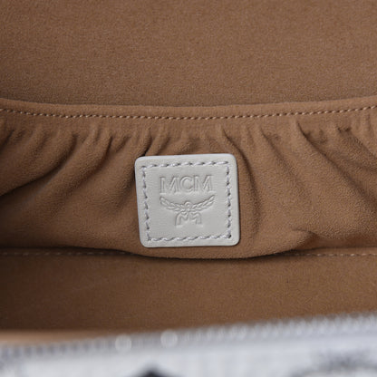 MCM Visetos Vanity Case White 5 of 6