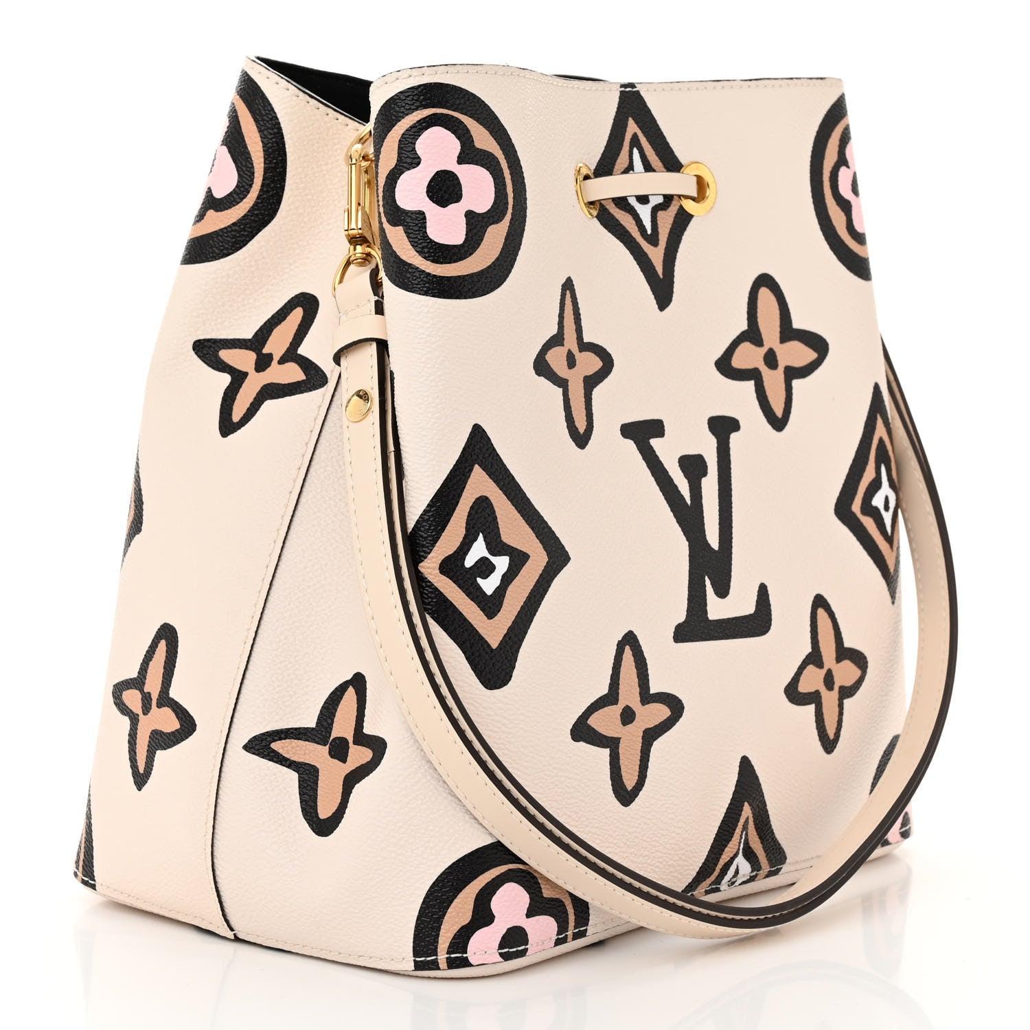 Louis Vuitton Monogram Giant Wild At Heart Neonoe MM Creme 4 of 11