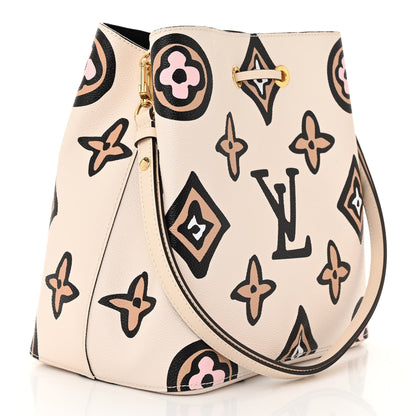 Louis Vuitton Monogram Giant Wild At Heart Neonoe MM Creme 4 of 11