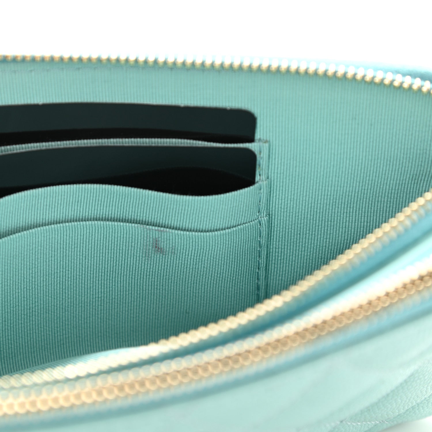 Chanel Caviar Quilted Small Clutch With Chain Light Blue 11 of 14