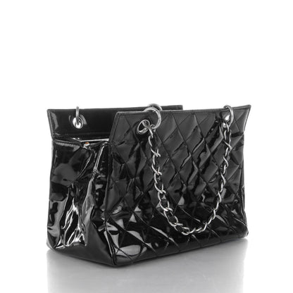 Chanel Patent Petit Timeless Shopping Tote PTT Black 3 of 10