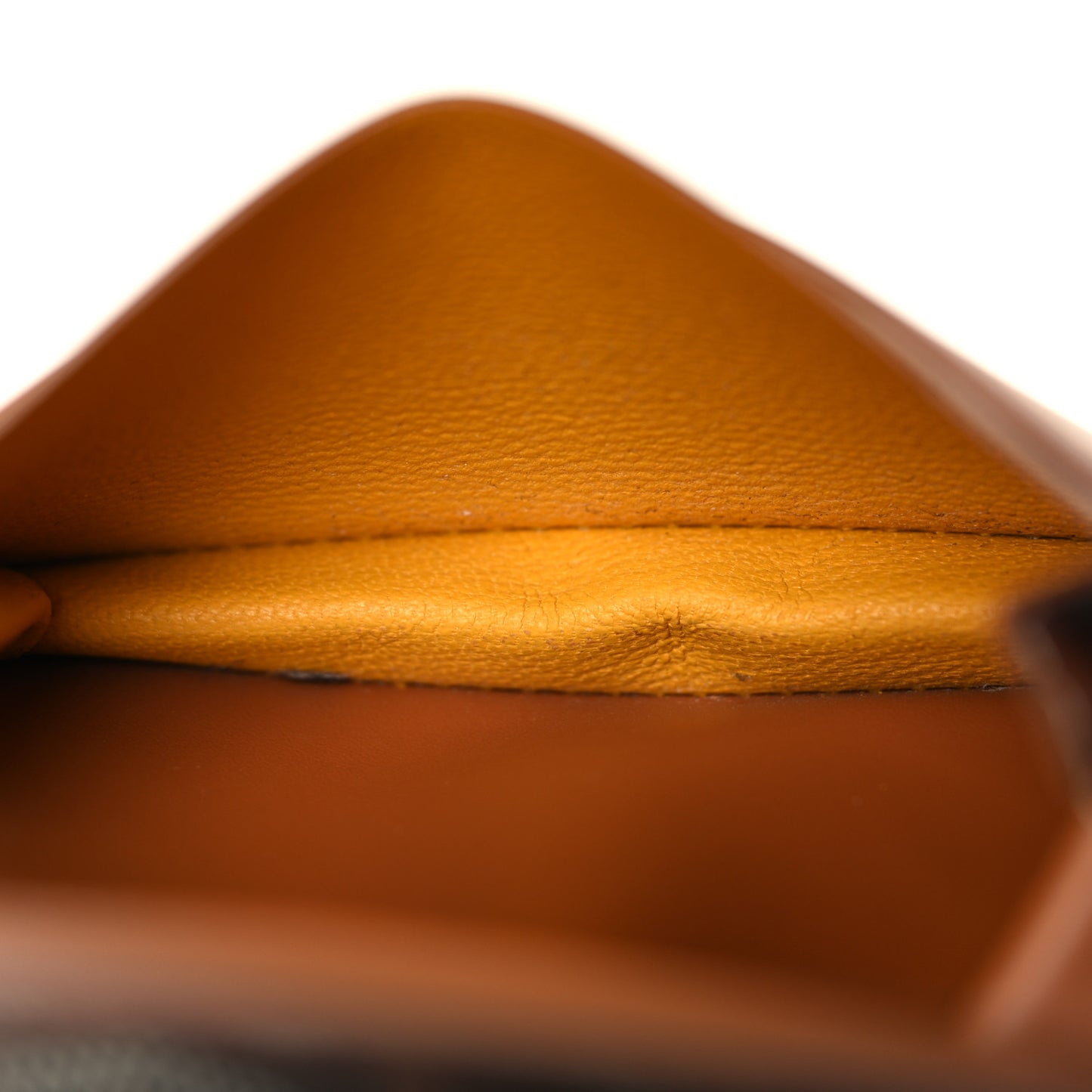 Goyardine Business Card Holder Black Gold