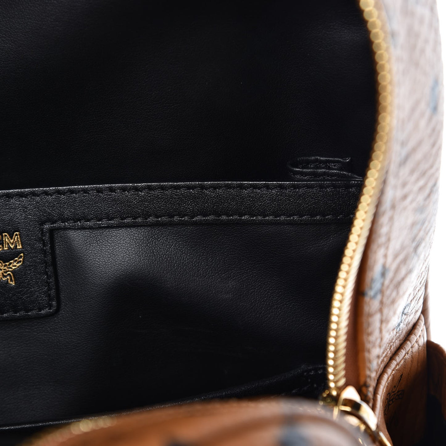 Visetos Small Side Stud Stark Backpack Cognac