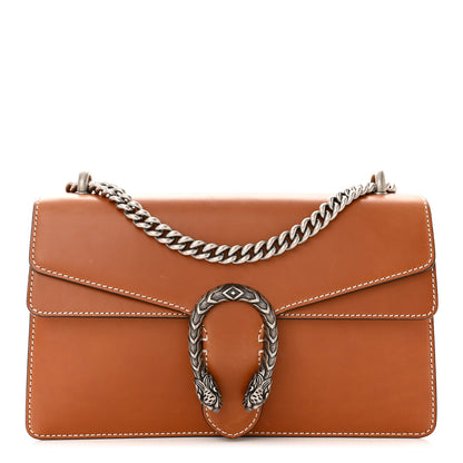 Gucci Calfskin Small Dionysus Shoulder Bag Harness Brown 1 of 12