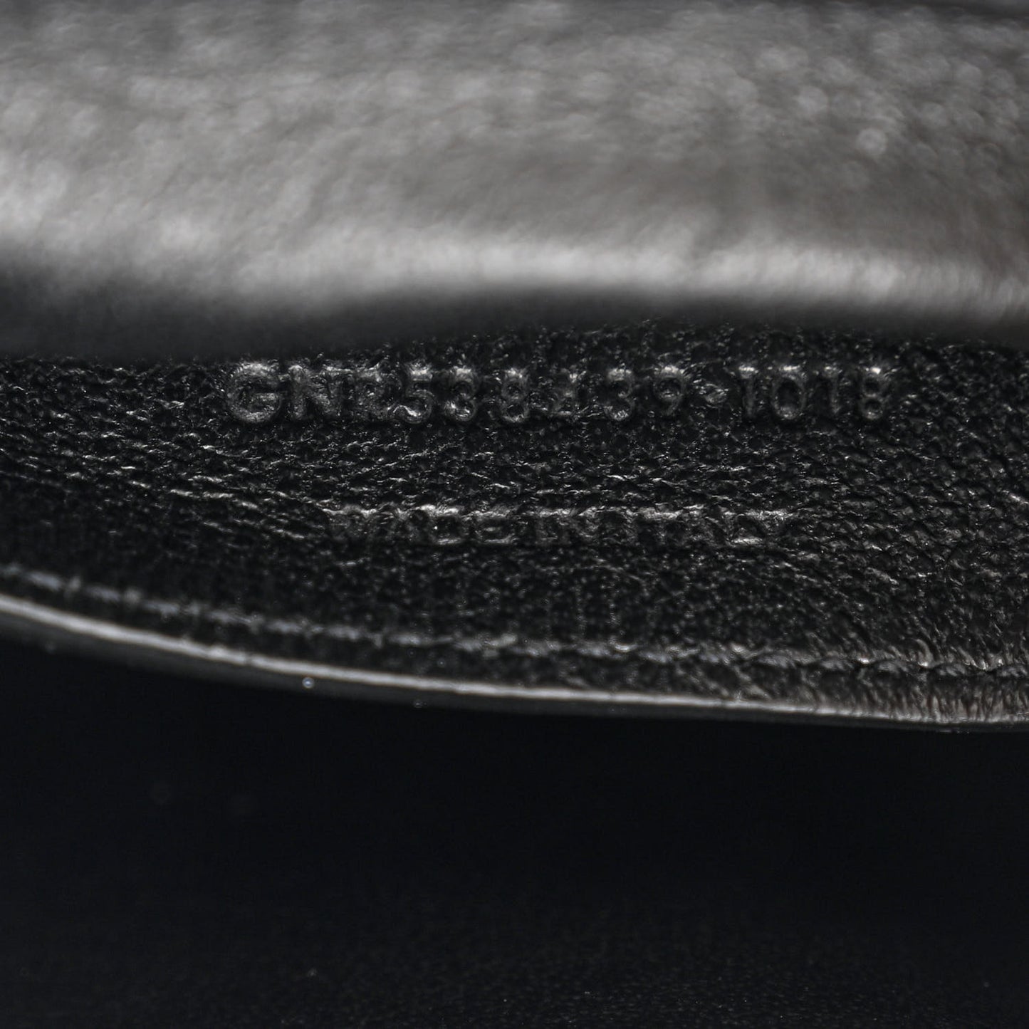 Lambskin Matelasse Monogram Small Vicky Chain Bag Black