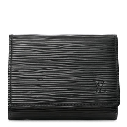 Louis Vuitton Epi Enveloppe Carte De Visite Black 1 of 7