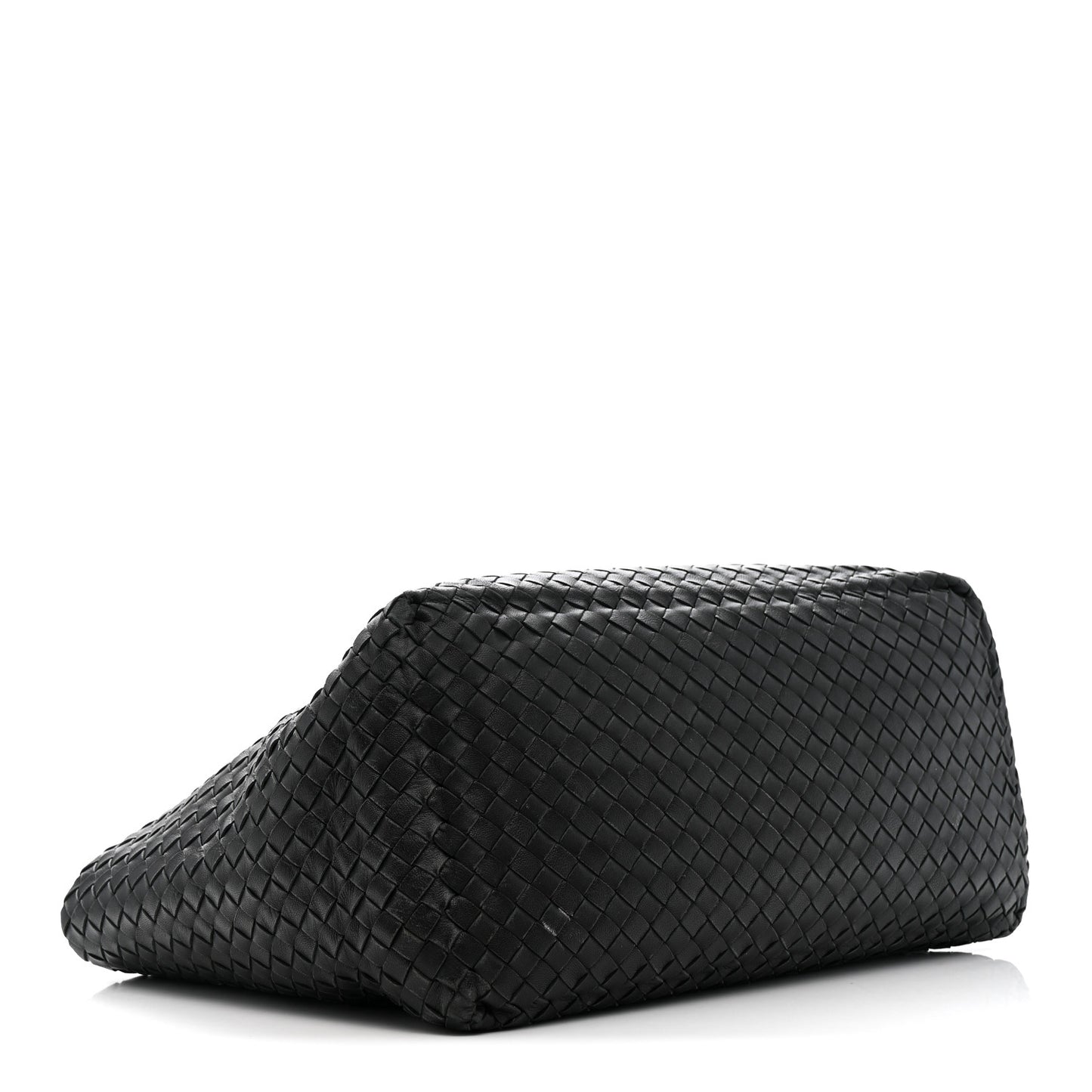 Nappa Intrecciato Medium Cesta Tote Black