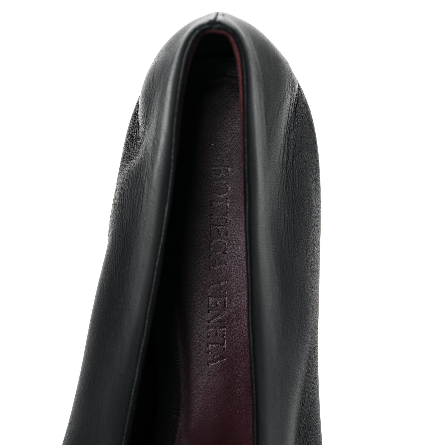 Bottega Veneta Nappa Almond Flats 37 Black 7 of 8