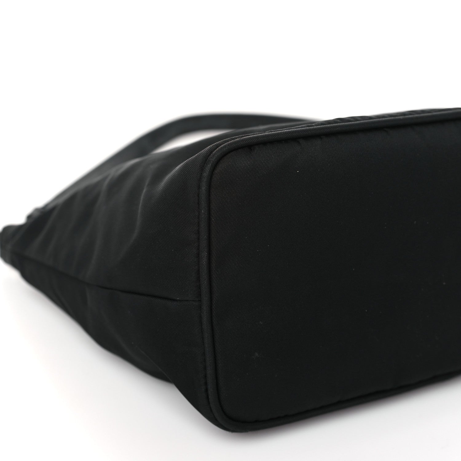 Prada Tessuto Nylon Pochette Bag Black 7 of 9