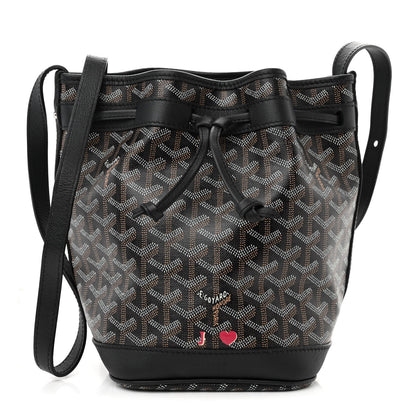 Goyard Goyardine Petit Flot Bucket Bag PM Black 1 of 9