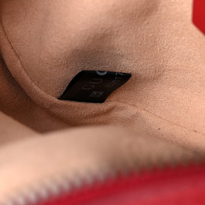 Gucci Calfskin Matelasse GG Marmont Belt Bag 85 34 Hibiscus Red 8 of 12