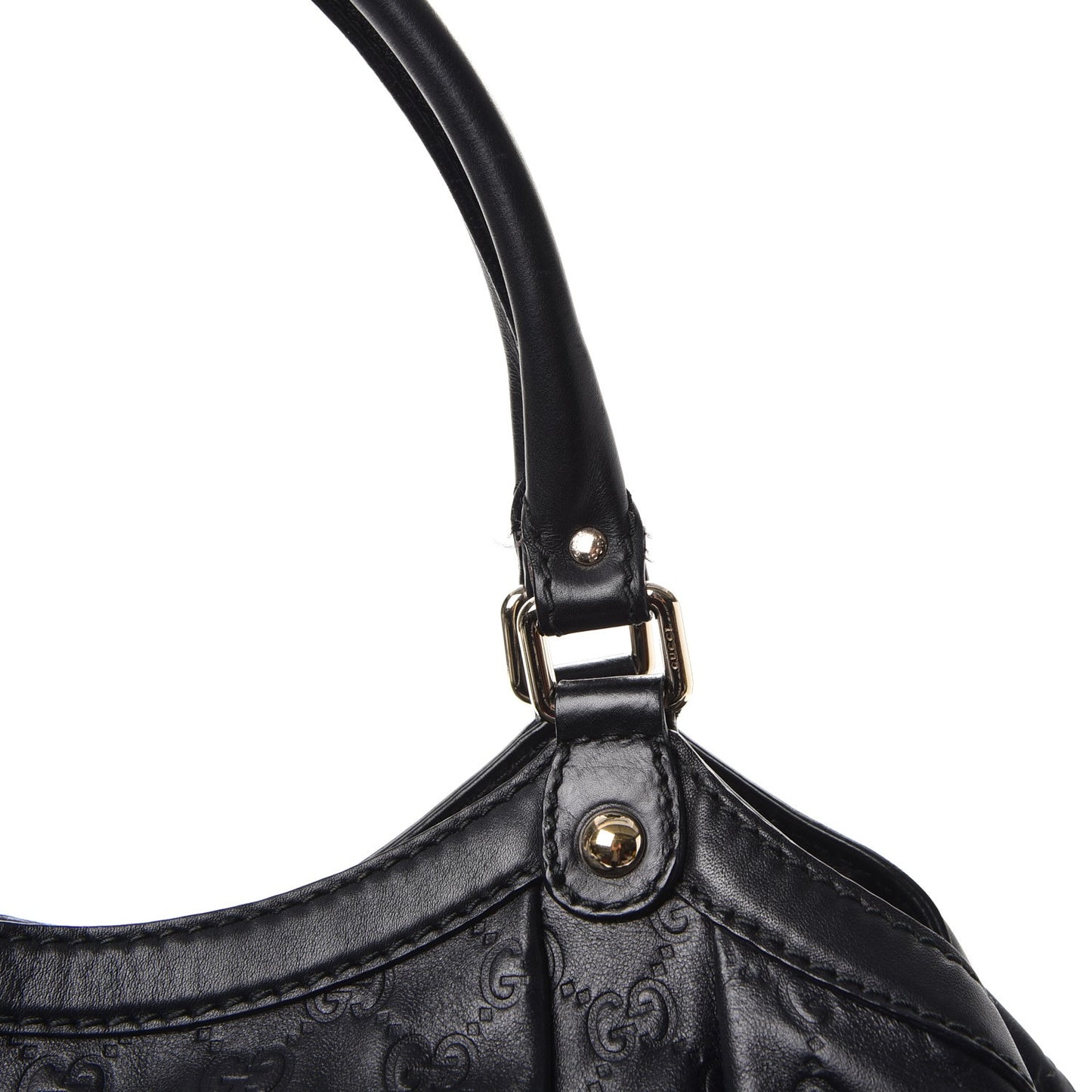 Guccissima Large Sukey Tote Black