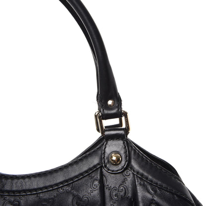 Gucci Guccissima Large Sukey Tote Black 9 of 13
