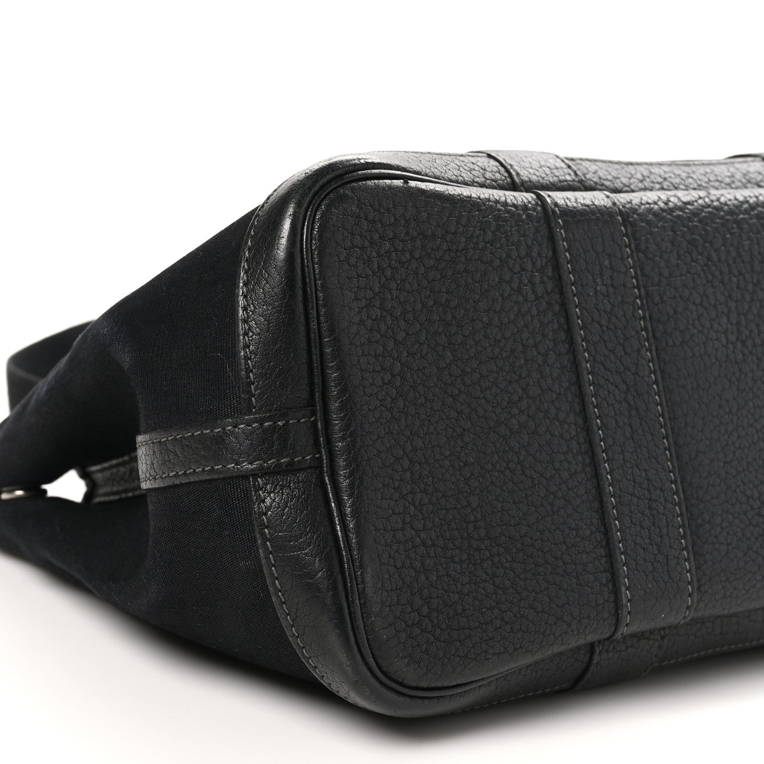 Hermes Toile Buffle Garden Party 30 TPM Black 9 of 11