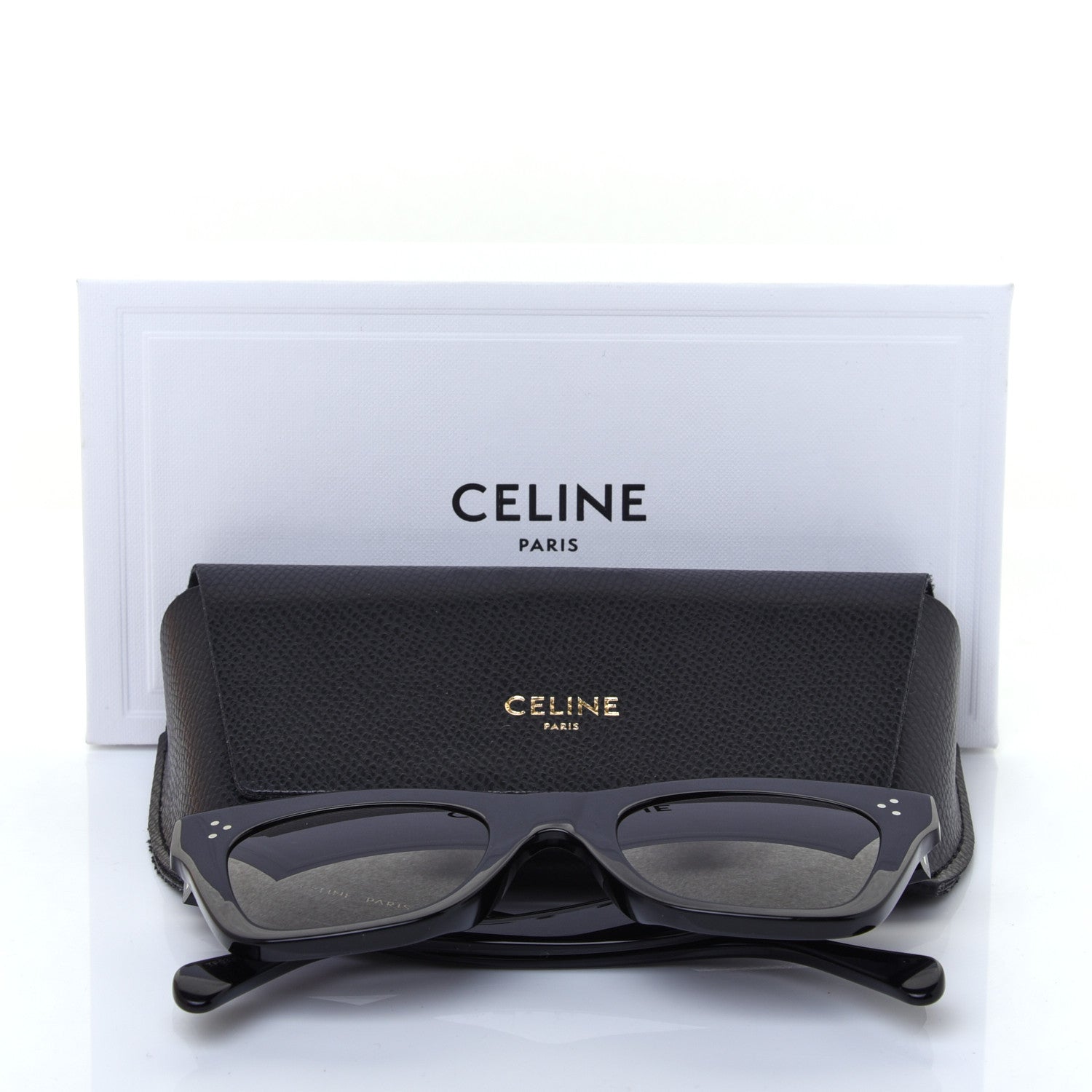 Celine Polarized Sunglasses CL4004IN Black 8 of 8