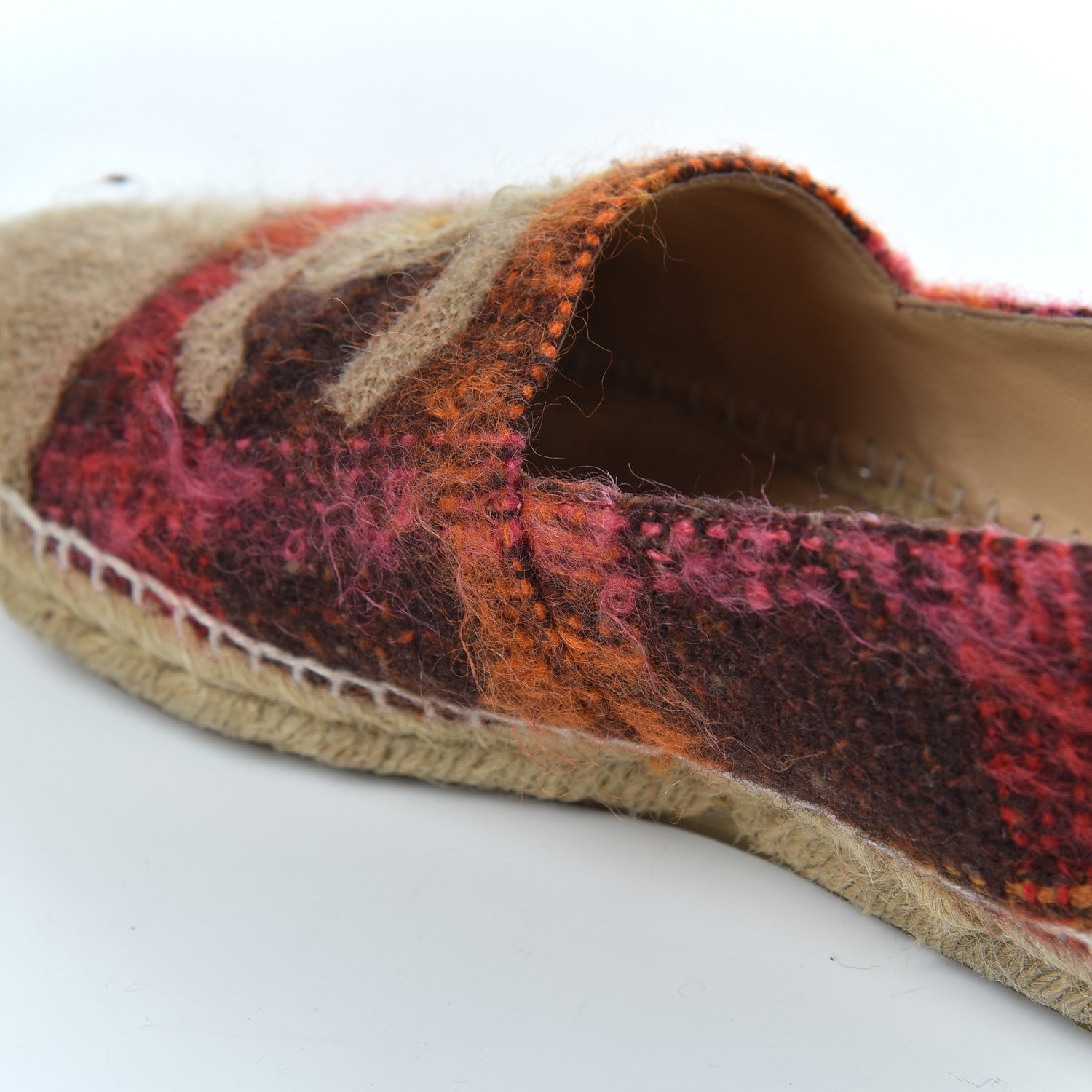 Chanel Tweed CC Espadrilles 41 Brown Pink 14 of 24