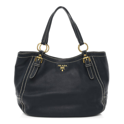 Prada Vitello Daino Tote Bleuette 1 of 12