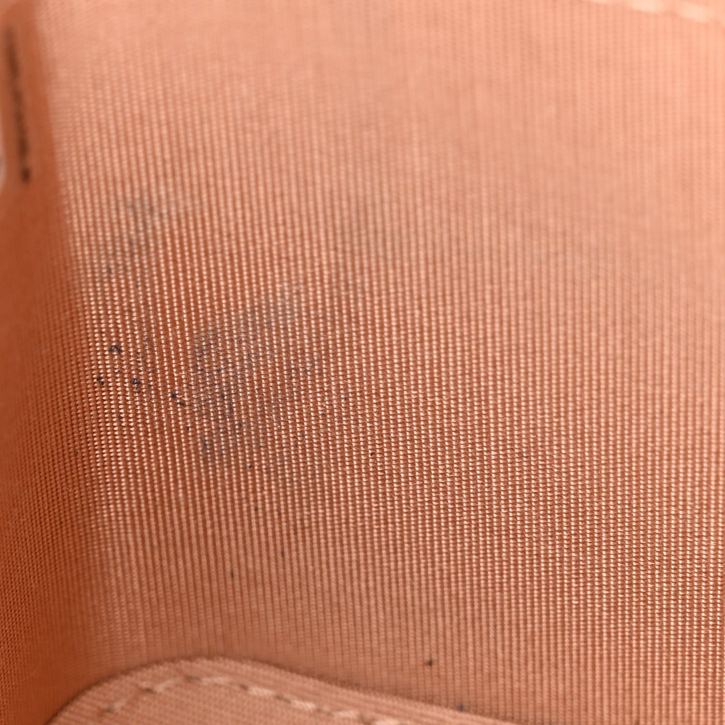 Lambskin Quilted Top Handle Mini Vanity Case With Chain Beige