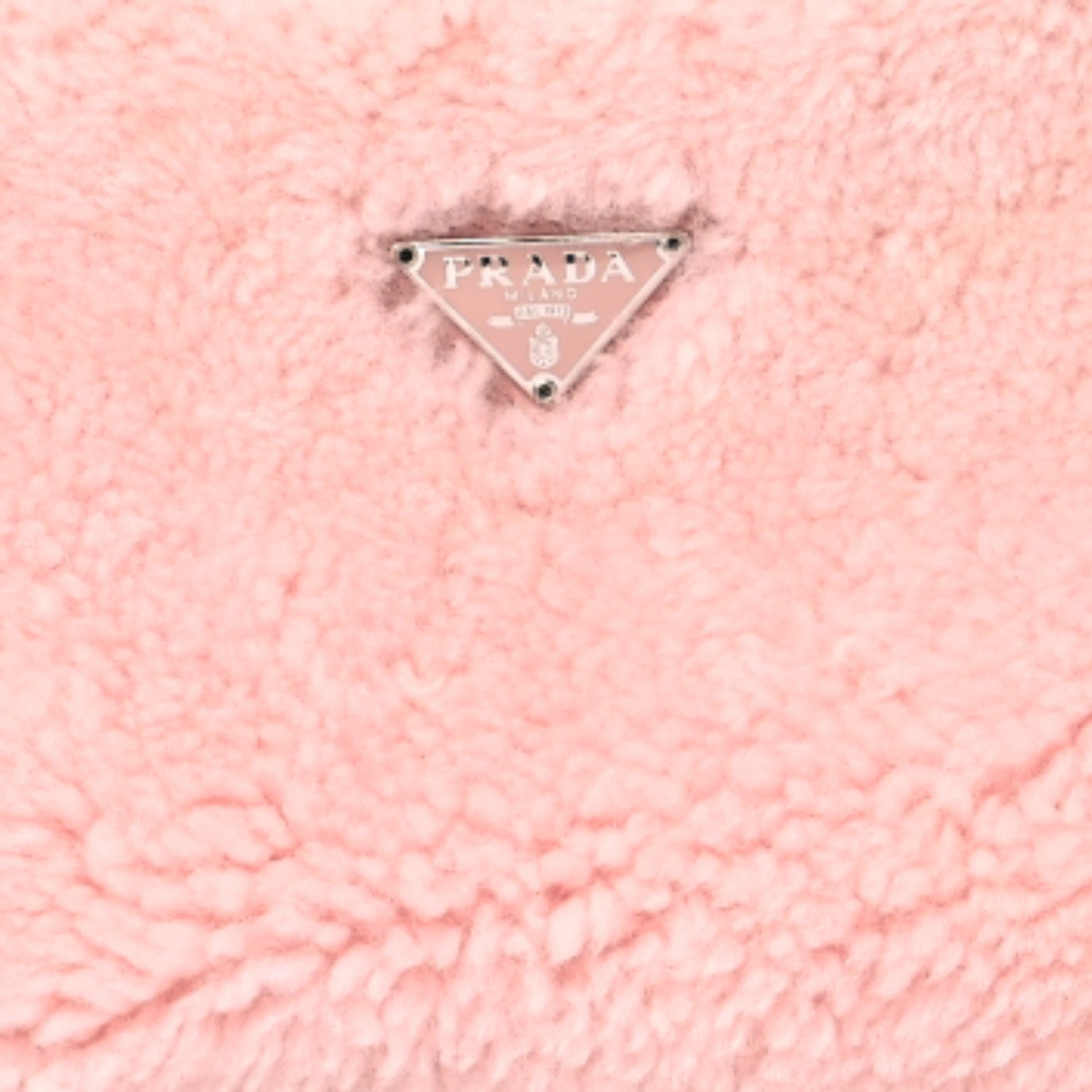 Prada Shearling Mini Re-Edition 2000 Bag Orchidea 9 of 9