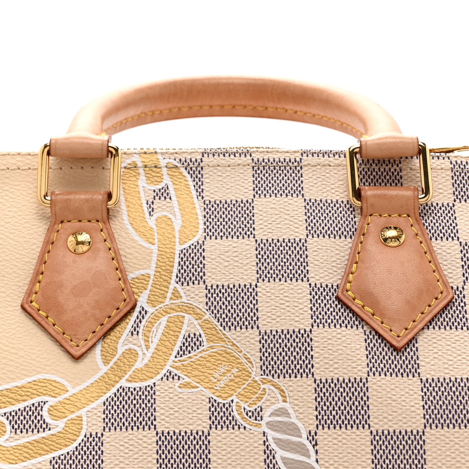 Louis Vuitton Damier Azur Nautical Speedy Bandouliere 25 10 of 11