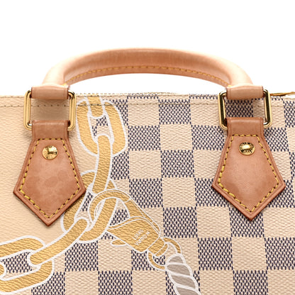 Louis Vuitton Damier Azur Nautical Speedy Bandouliere 25 10 of 11