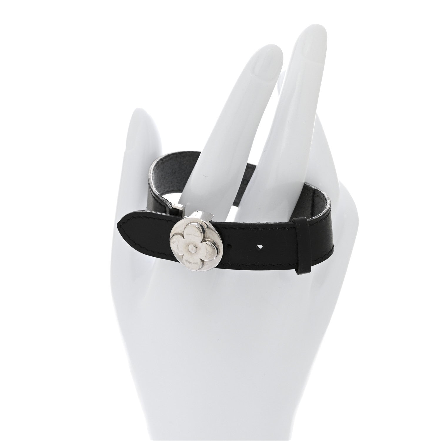 Louis Vuitton Mat Monogram Wish Bracelet Black 2 of 5