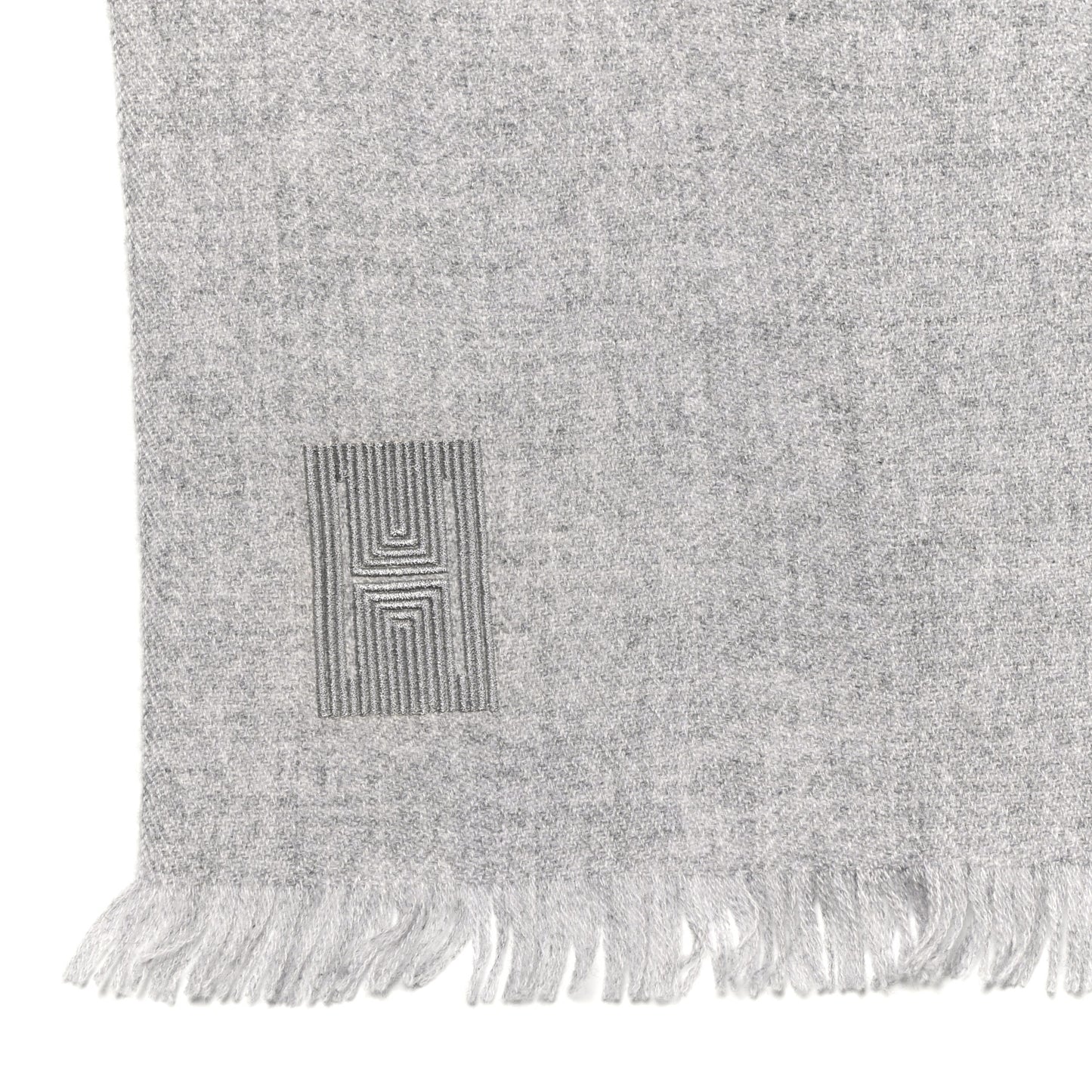 Cashmere Stole Scarf Gris Flanelle