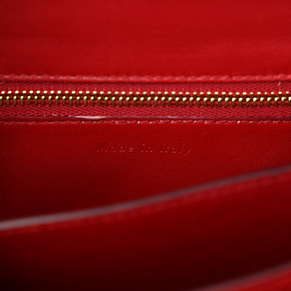 Celine Smooth Calfskin Small Classic Box Flap Bag Red 7 of 13