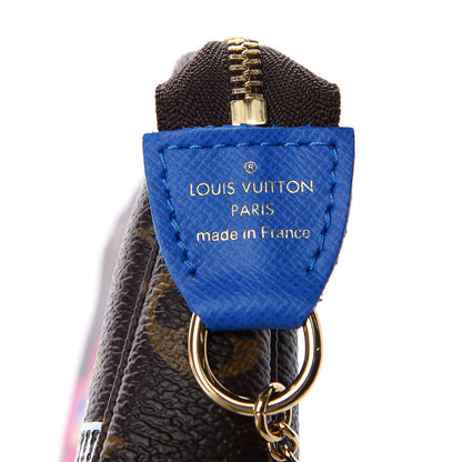 Louis Vuitton Monogram 2019 Christmas Animation Mini Venice Pochette Accessories Blue 9 of 10