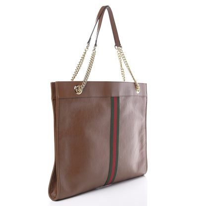 Gucci Calfskin Large Rajah Chain Tote Cuir 4 of 11