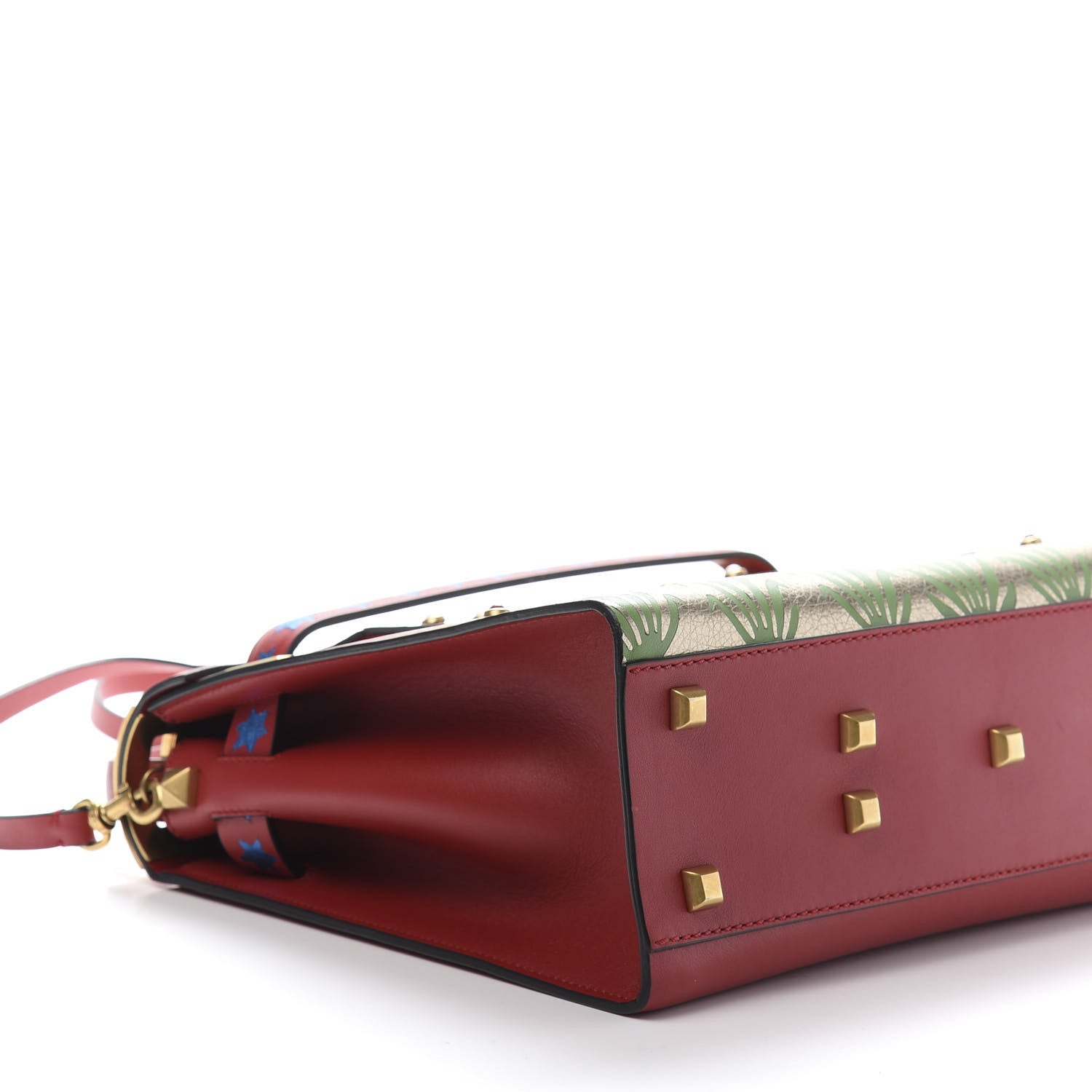 Valentino Garavani Calfskin Enchanted Wonderland My Rockstud Frame Bag Rosso Valentino 9 of 14