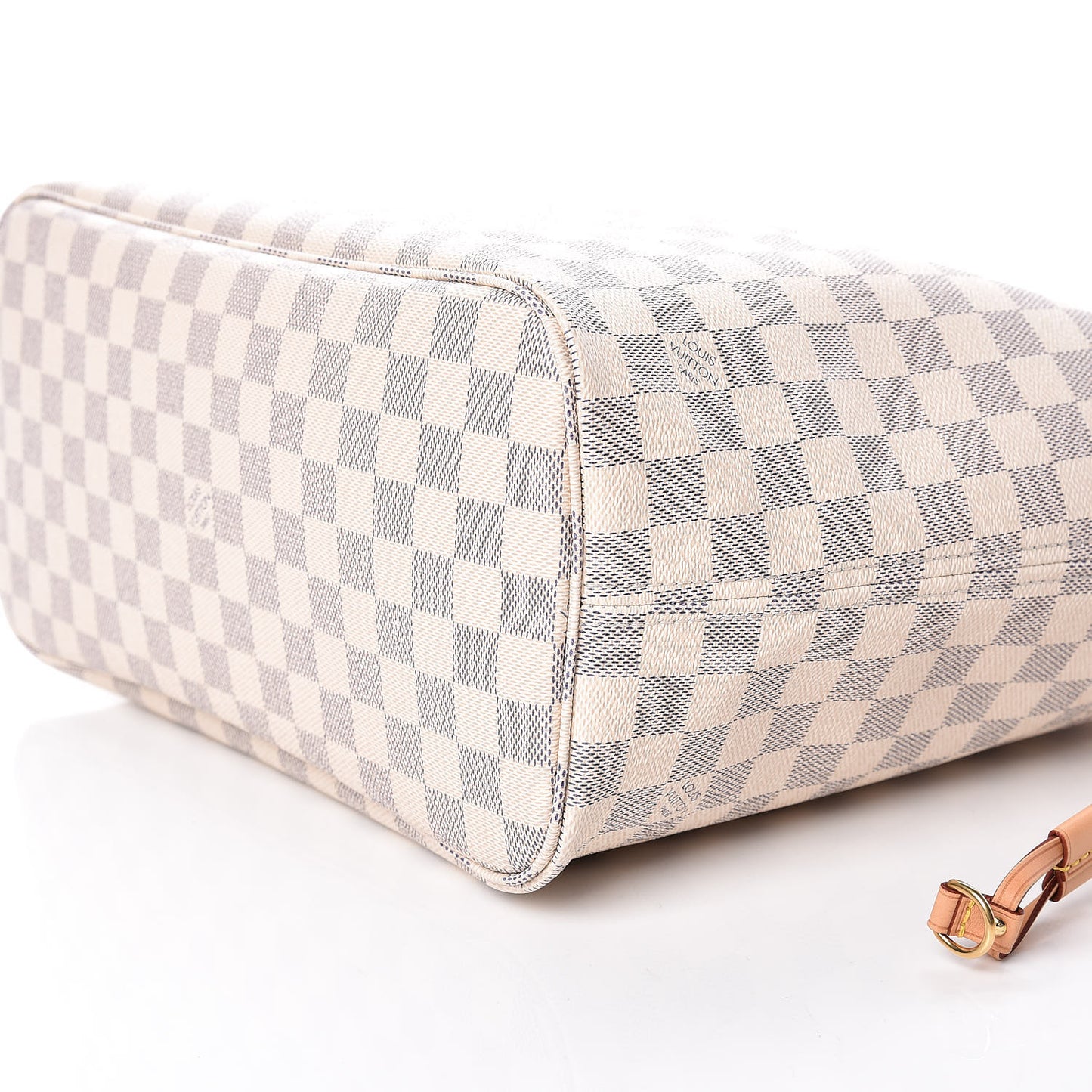 Damier Azur Neo Neverfull MM Rose Ballerine