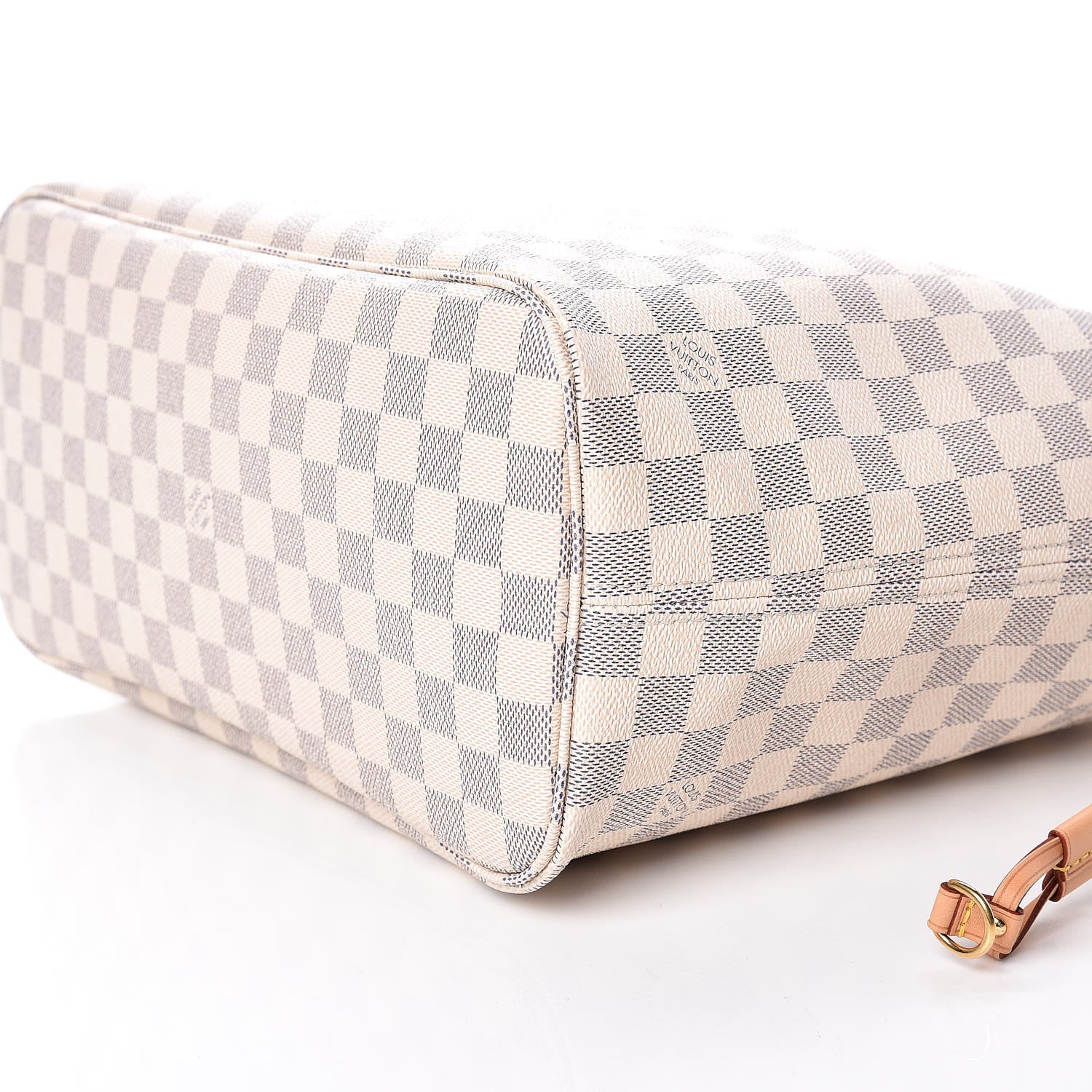 Louis Vuitton Damier Azur Neo Neverfull MM Rose Ballerine 10 of 10