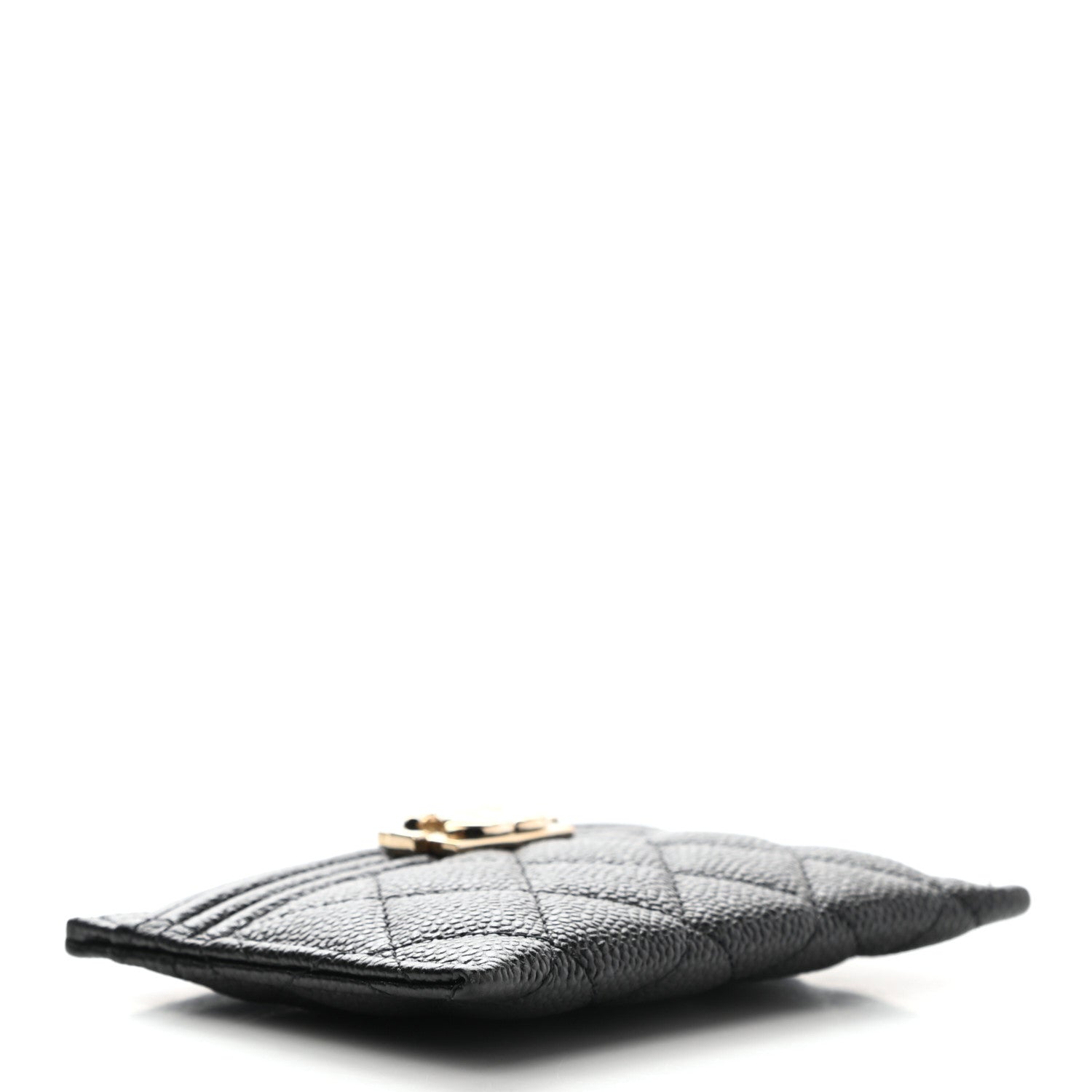 Chanel Caviar Quilted Boy Card Holder Black 4 of 9