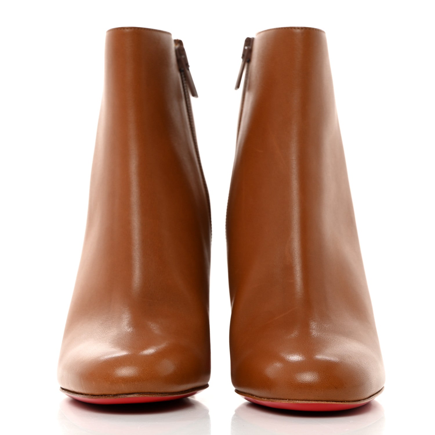 Christian Louboutin Calfskin Sahel 85 Ankle Boots 36 Cuoio 2 of 8