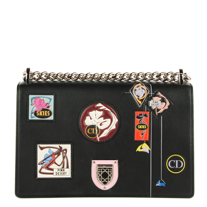 Christian Dior Calfskin Paradise Diorama Flap Bag Black 1 of 9