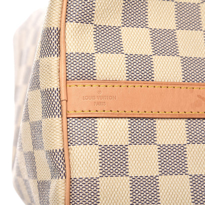 Louis Vuitton Damier Azur Speedy Bandouliere 30 7 of 10