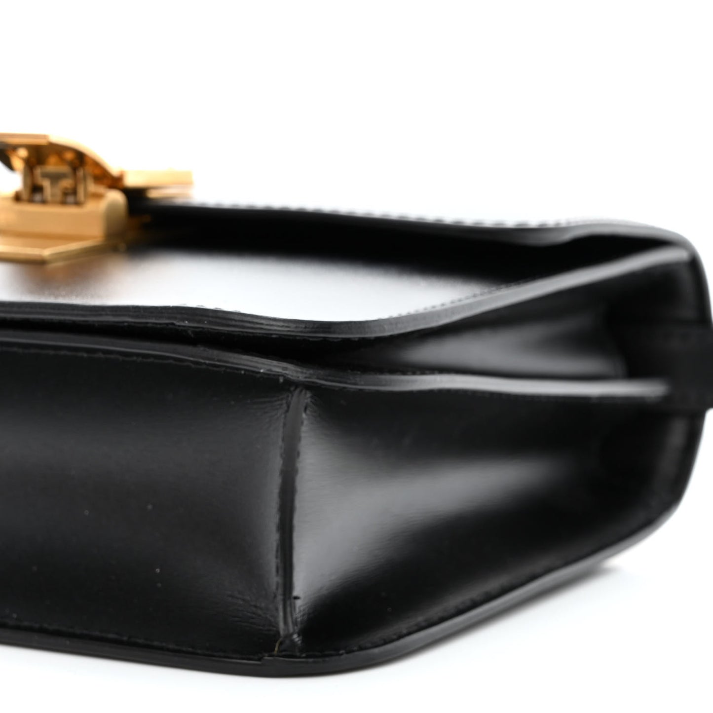 Box Calfskin Teen Classic Box Flap Bag Black