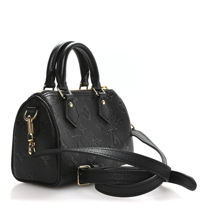 Louis Vuitton Empreinte Monogram Nano Speedy Black 3 of 10